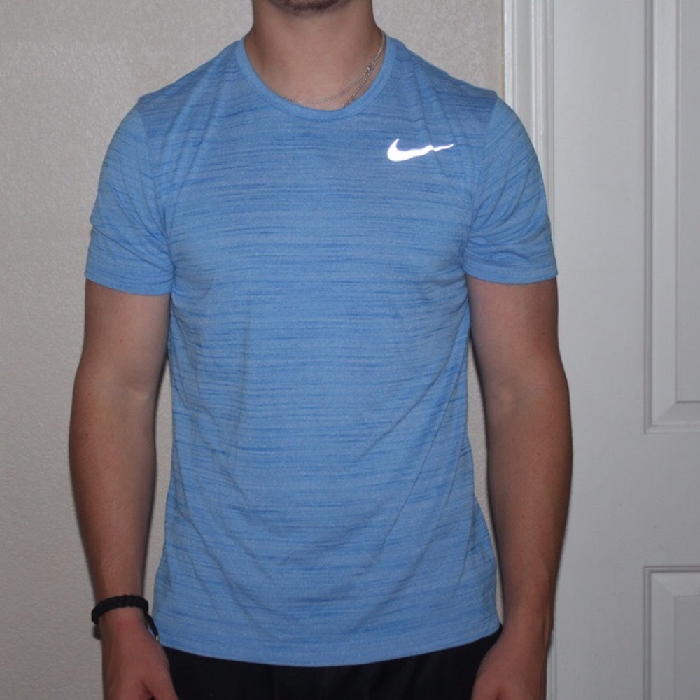 Light Blue Dri Fit Men's Nike Shirt